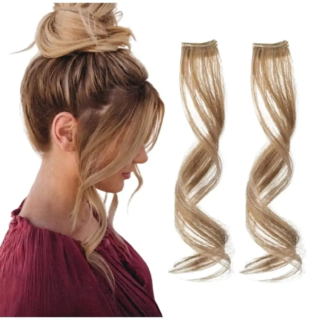 Curly Wavy Clip-in Synthetic Hair Extensions More Colorful Hair Accessories for Women，ins Hair Extension Clip