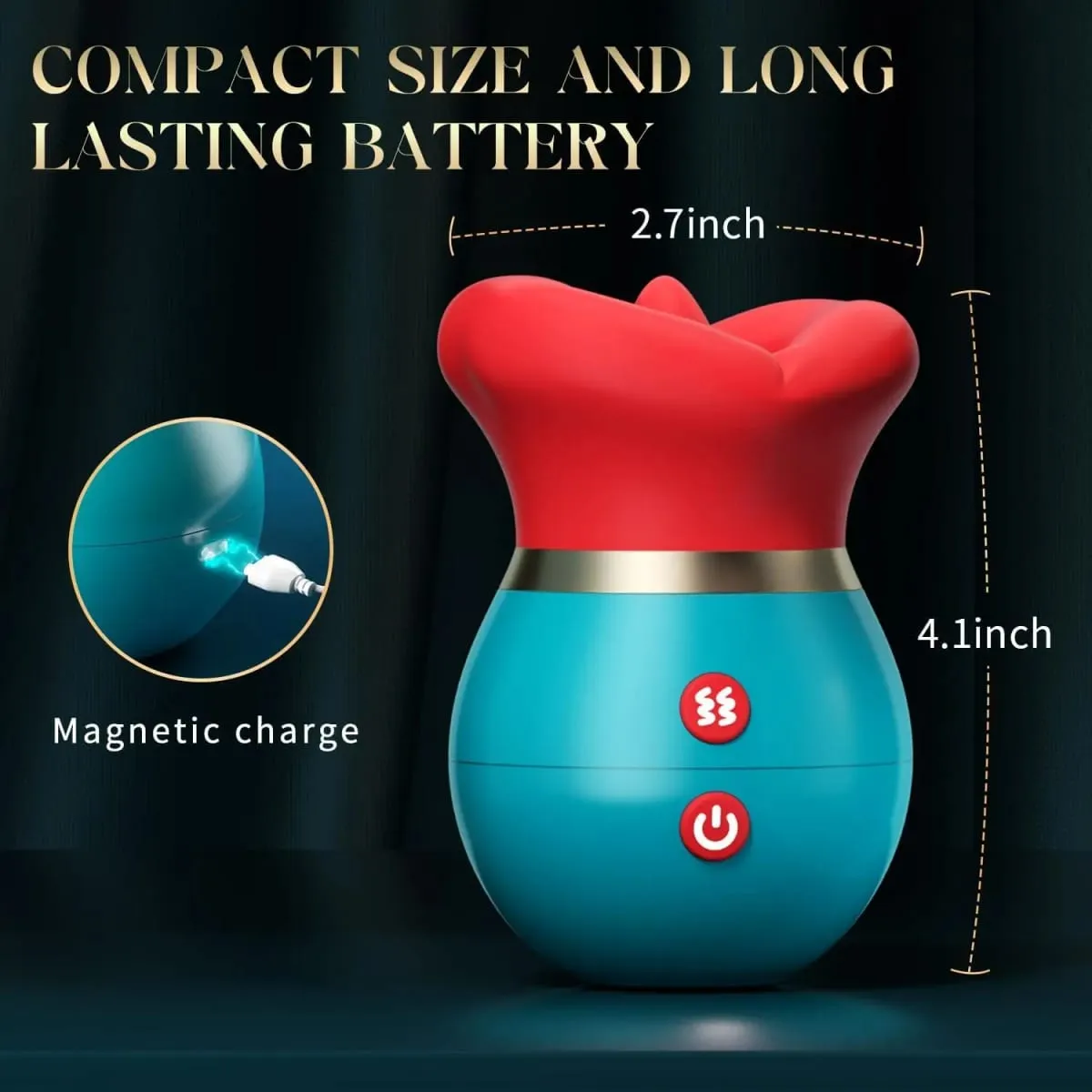 Powerful sucking vibrator female tongue licking sex toys sucker female oral nipple stimulator adult electric sex toys. — image 5