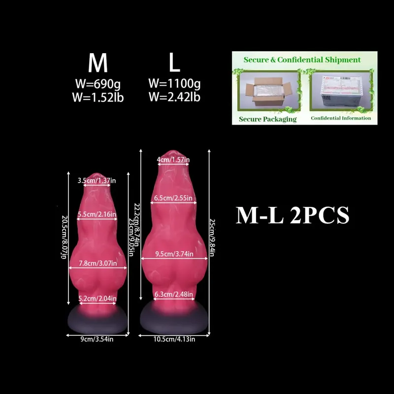 5size Giant Dildo Soft Silicone anal plug big ass xxxxl butt plug Dog Eggs Dick dildo sex toys for man women adults 18 plus bdsm
