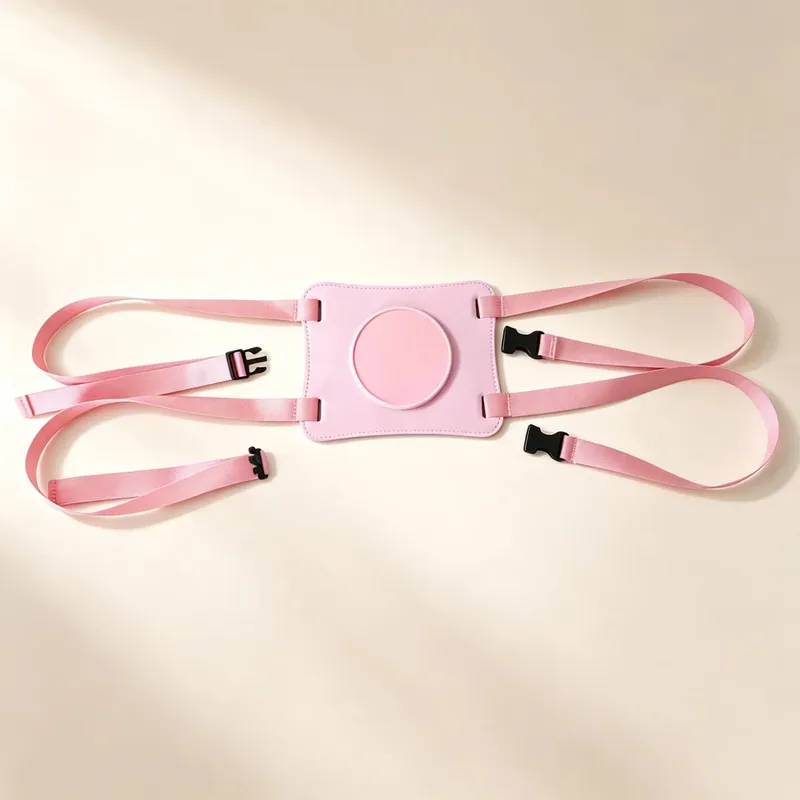Hands Free Dildo Chair Mount - Silicone Suction Cup Strap-On na may Adjustable Straps para sa Riding Pleasure at Couples Play