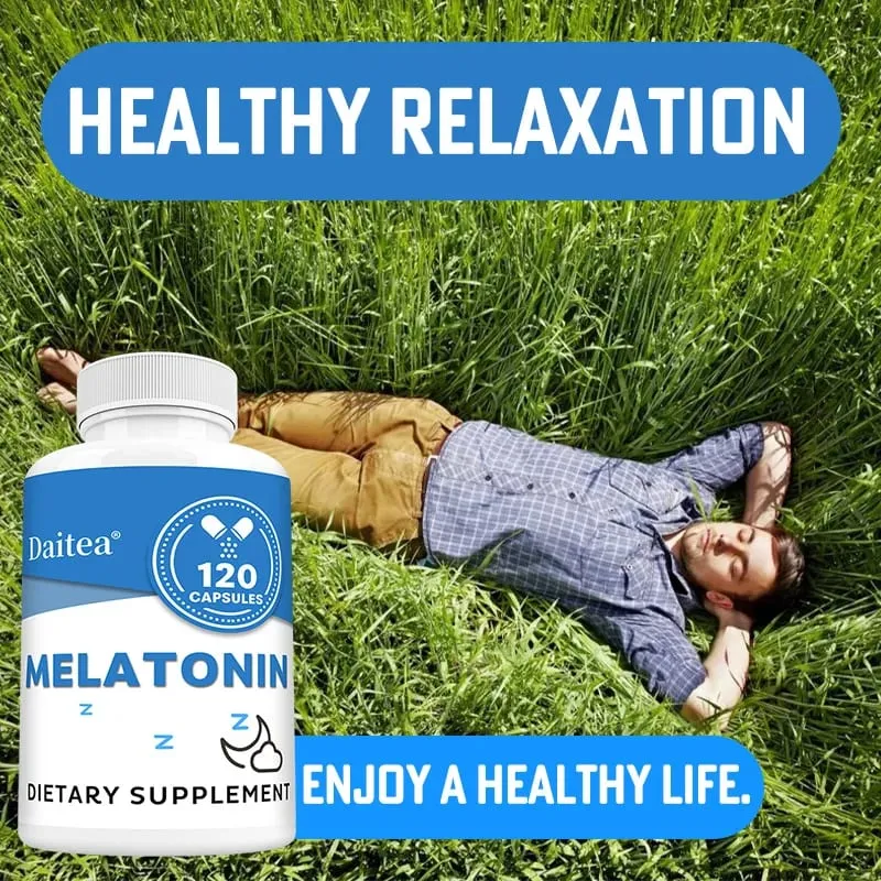 Kapsul Suplemen Melatonin 5 Mg - Dukungan Tidur Alami Relaksasi dan Ketenangan Meningkatkan Kualitas Tidur