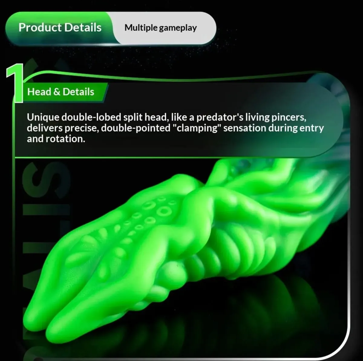 Big Anal Dildos Adult Sex Toys for Women Demon Monster Dildo Silicone Buttplug G-spot Masturbation Anal Dilation Anal Plug 18+ — image 4