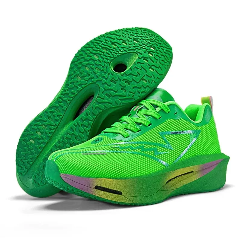 Marathon Men Running Shoes Carbon Board Speciality Sports Breathable Lightweight Women's Comfortable Athletic Chunta Sneakers — image 8