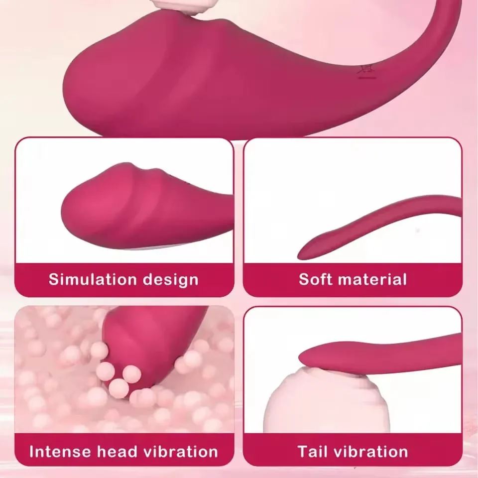Wireless Vaginal Egg Vibrator App Control G Spot Anal Vibrating Massager Wearable Stimulator Adult Sex Toy for Couples