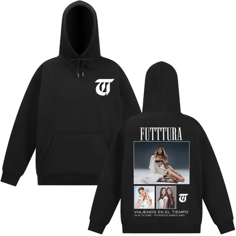 Singer TINI STOESSEL Futtura Album 2025 Tour Hoodie Men Women Aesthetic Trendy Sweatshirts Long-sleeved Loose Harajuku Pullover — image 1
