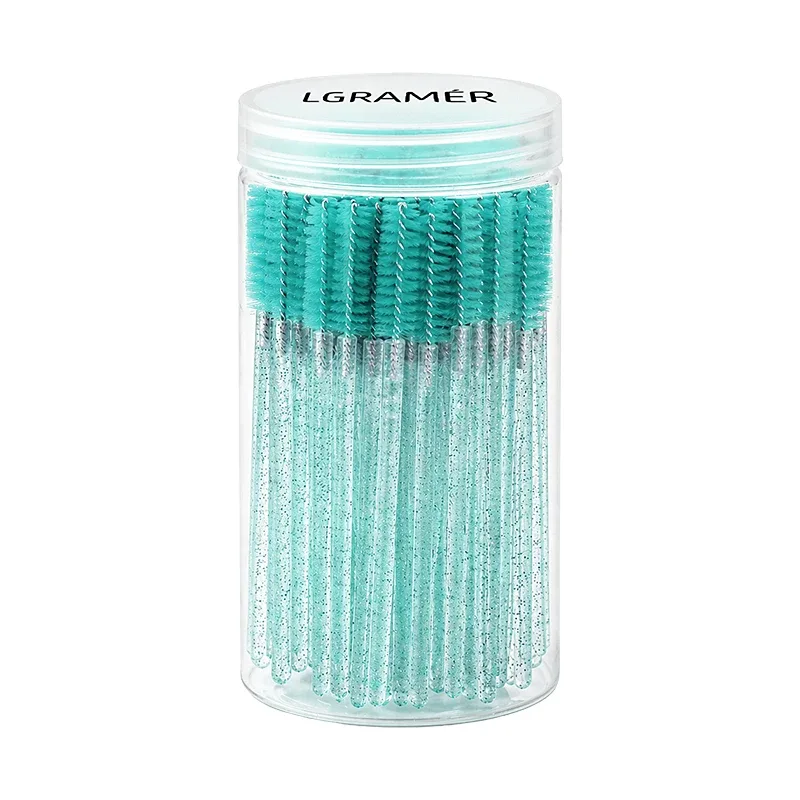 50/100 pcs Eyelash Extension Brush Disposable Eye Lashes Make Up Brushes Mascara Wand Applicator Multiple Colors Makeup Tools