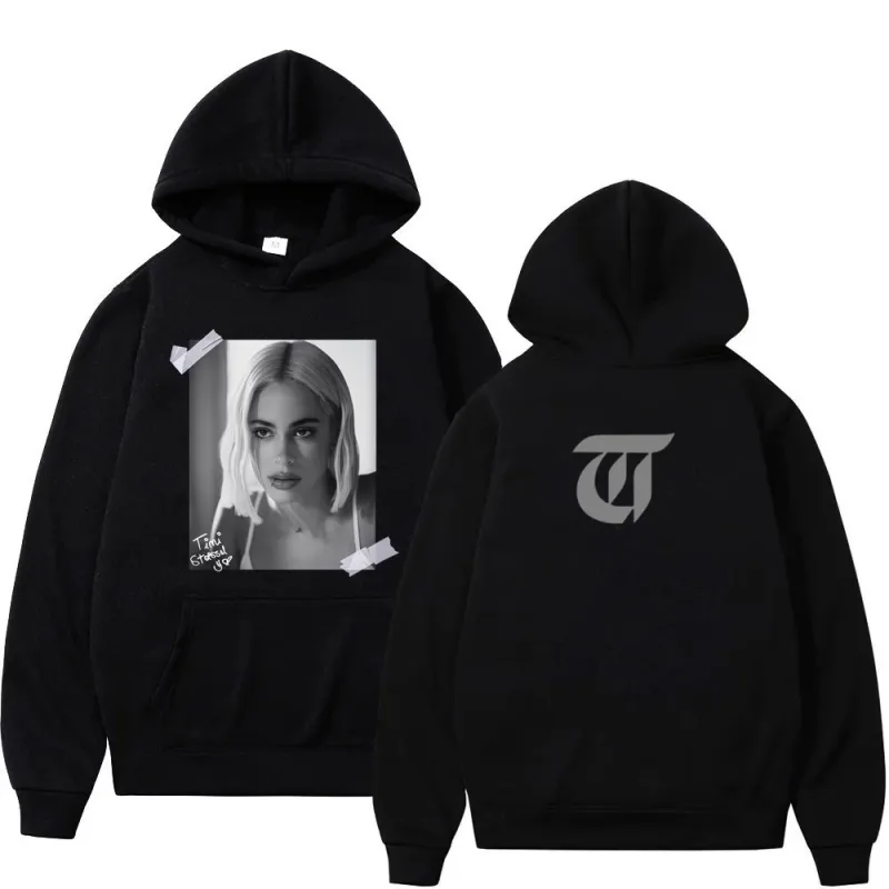 Singer Tini Stoessel Album Vintage Graphic Hoodie Men Women Aesthetic Trend Sportswear Long-sleeved Harajuku Casual Hoodies Tops — image 1