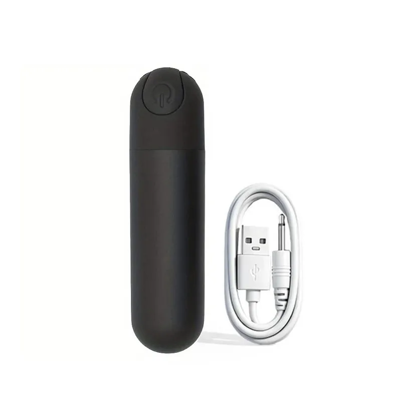 Vibrador bala para ponto g, estimulador de clitóris e mamilo, 10 modos de vibração, portátil, mini massageador anal vaginal, brinquedos sexuais adultos para mulheres