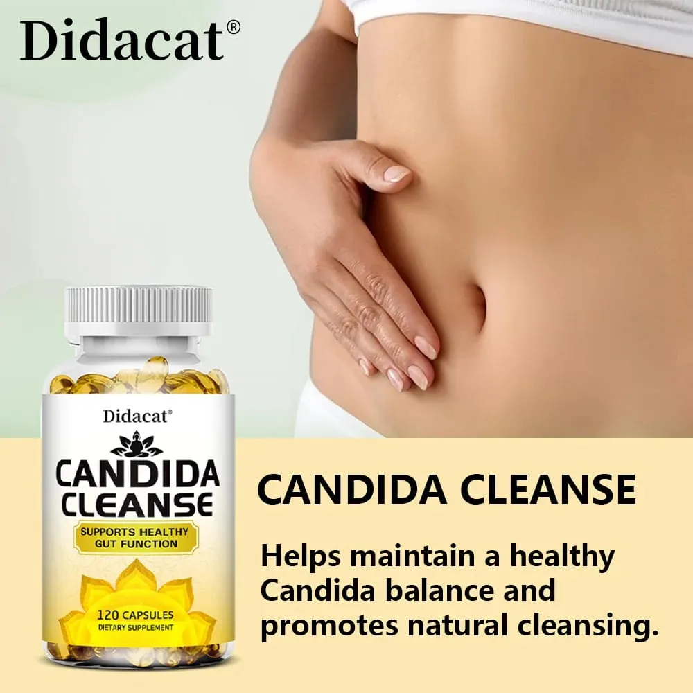 Candida Cleanse ประกอบด้วยสมุนไพรธรรมชาติและโปรไบโอติกเพื่อสนับสนุนการทำงานของลำไส้ให้แข็งแรงและสุขภาพภูมิคุ้มกันเหมาะสำหรับทุกเพศ — image 5