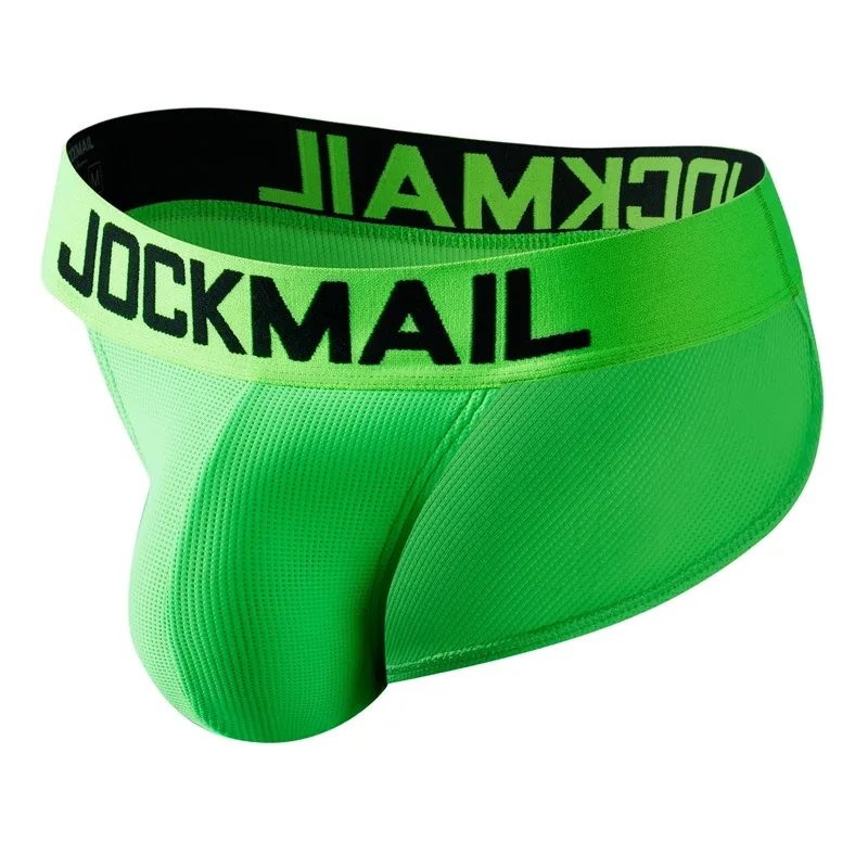 Jockmail Mans Underwear Gay Brief Nylon Mesh Sexy Low Waist Ropa Interior Hombre Letter Embroidery Sissy Panties Male Lingerie — image 62