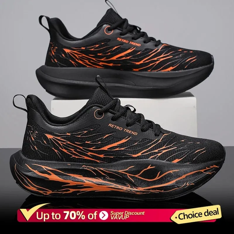 Carbon Board Marathon Men Running Shoes Speciality Sports Breathable Lightweight Comfortable Athletic Chunta Sneakers Plus Size