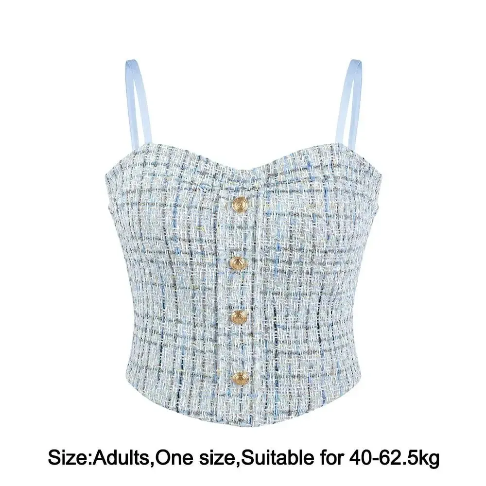 Casual Elegant Summer Tank Tops Slim Underwear Cami Top Shirt Sleeveless Chest Halter Vest Corset for Women — image 7