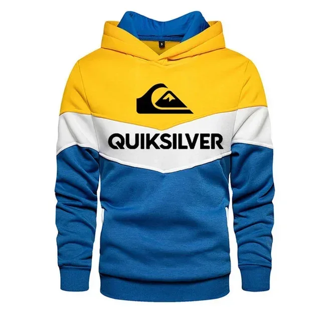 2025 New Men's Hoodie Splicing Outdoor Leisure Sportswear Street Fashion Men's Warm Wool Hoodie Autumn/Winter Coat — image 7