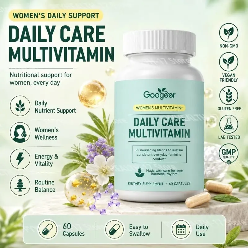Women's Multivitamin Capsules with Inositol Minerals & Herbal Blend for Daily Nutrition Support and Energy Vitality 60 Count — image 2