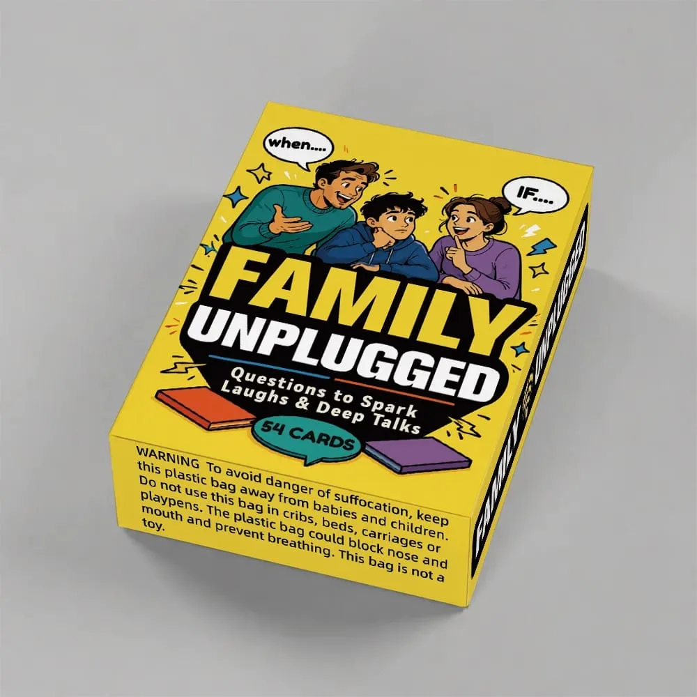 Family Discussion Cards - Create Lasting Laughter And Memories - Paper Card Game Perfect for Party Gatherings And Holiday Intera — image 5