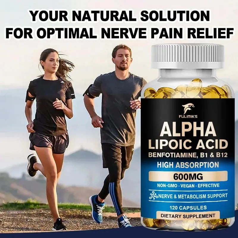 Premium Alpha Lipoic Capsules Help Promotemetabolism Protect The Skin Antioxidantingredient Prevent Continuous Hair Loss