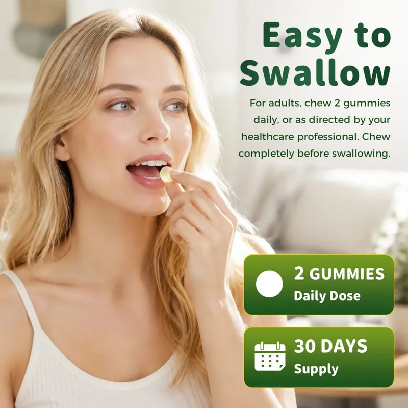 Mulittea Natural Gummies ผักและผลไม้ป้องกันอาการท้องผูกดีท็อกซ์ผลไม้ทุกวันช่วยย่อยอาหารวิตามินหลายชนิดเสริม — image 6