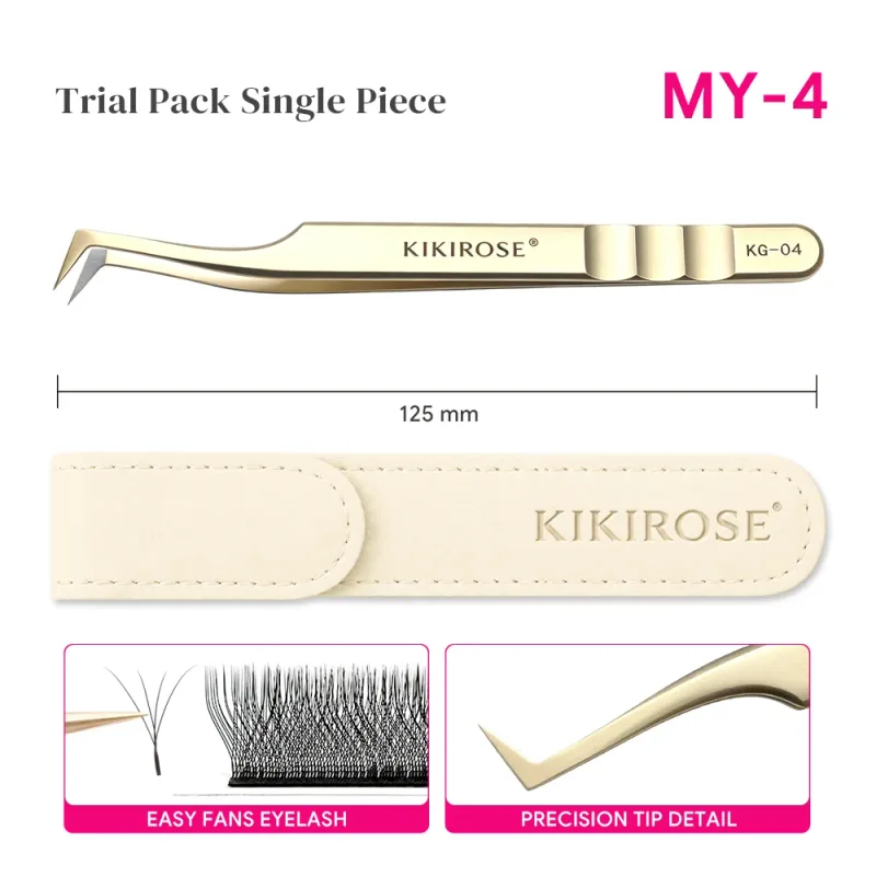 Precision Lash Applicator Tweezers for Eyelash Extension Cluster Lashes False Eyelash Stainless Steel Salon Makeup Tool — image 11