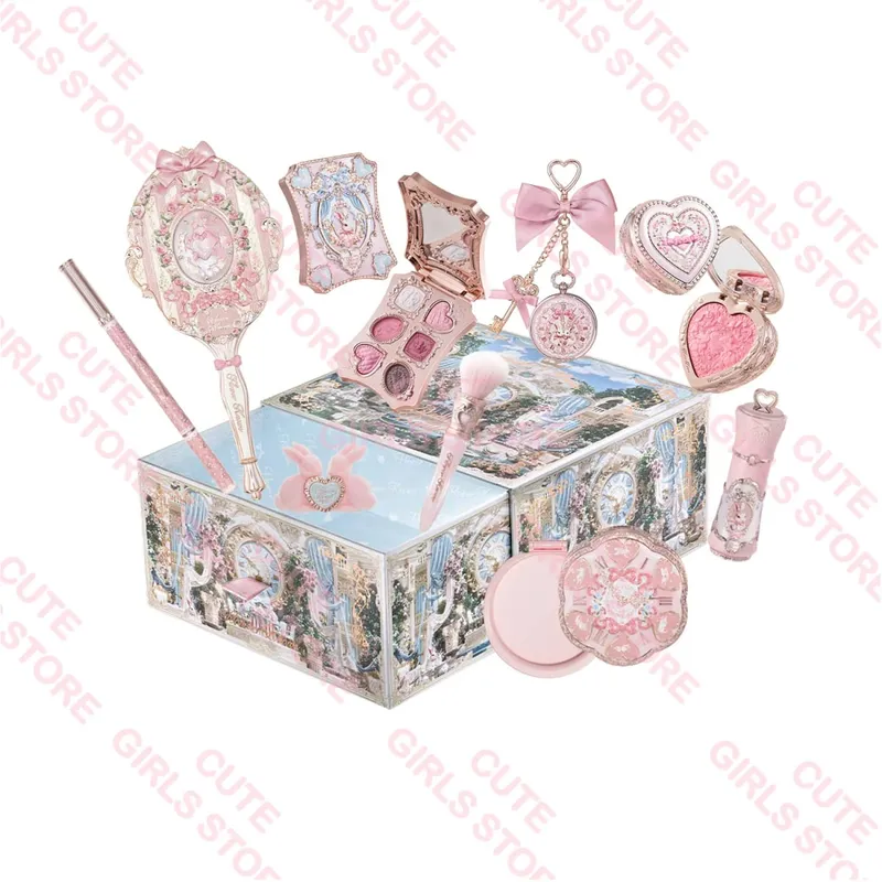 Мини-подарочный набор Flower Knows Knight Unicorn Collection с губной помадой, румянами, тенями для век, пудрой, подводкой для губ, зеркалом и инструментами