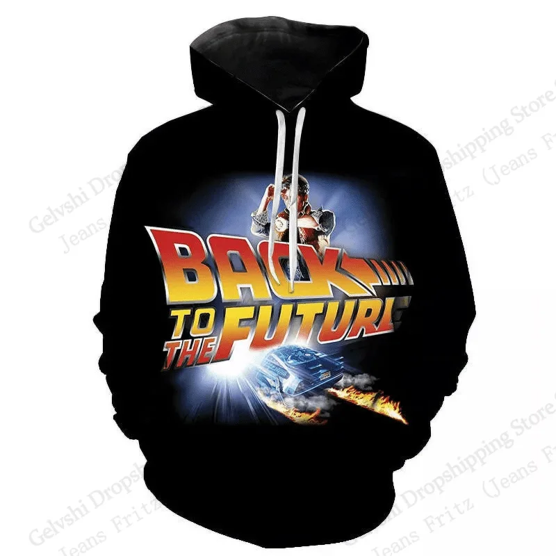 Movie Back To Future 3d Print Hoodie Men Women Fashion Hoodie Sweatshirt Outwear Coat Men Hoodies Winter Clothes Sportwear — image 2
