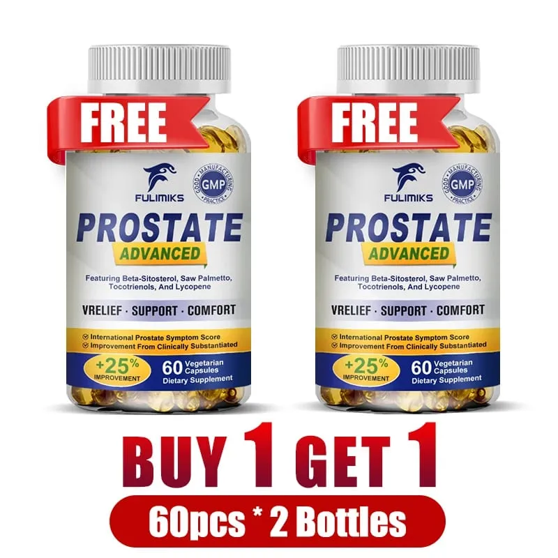 Premium Prostate Capsules with Saw Palmetto & Beta-Sitosterol Supports Urinary Flow Prostate Health & Comfort Relieve Bladder — image 7