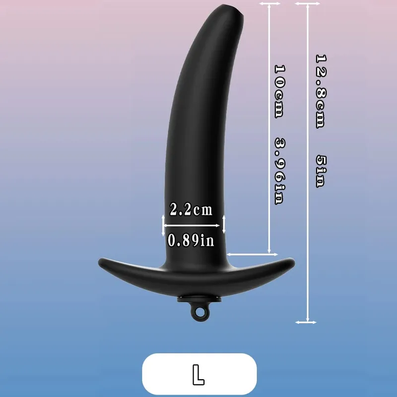Hollow Speculum Peeking Anal Beads Butt Plug with Stopper Expander Tunnel Enema Anus Dilation Adult Sex Toys for Women Men Gay — image 11