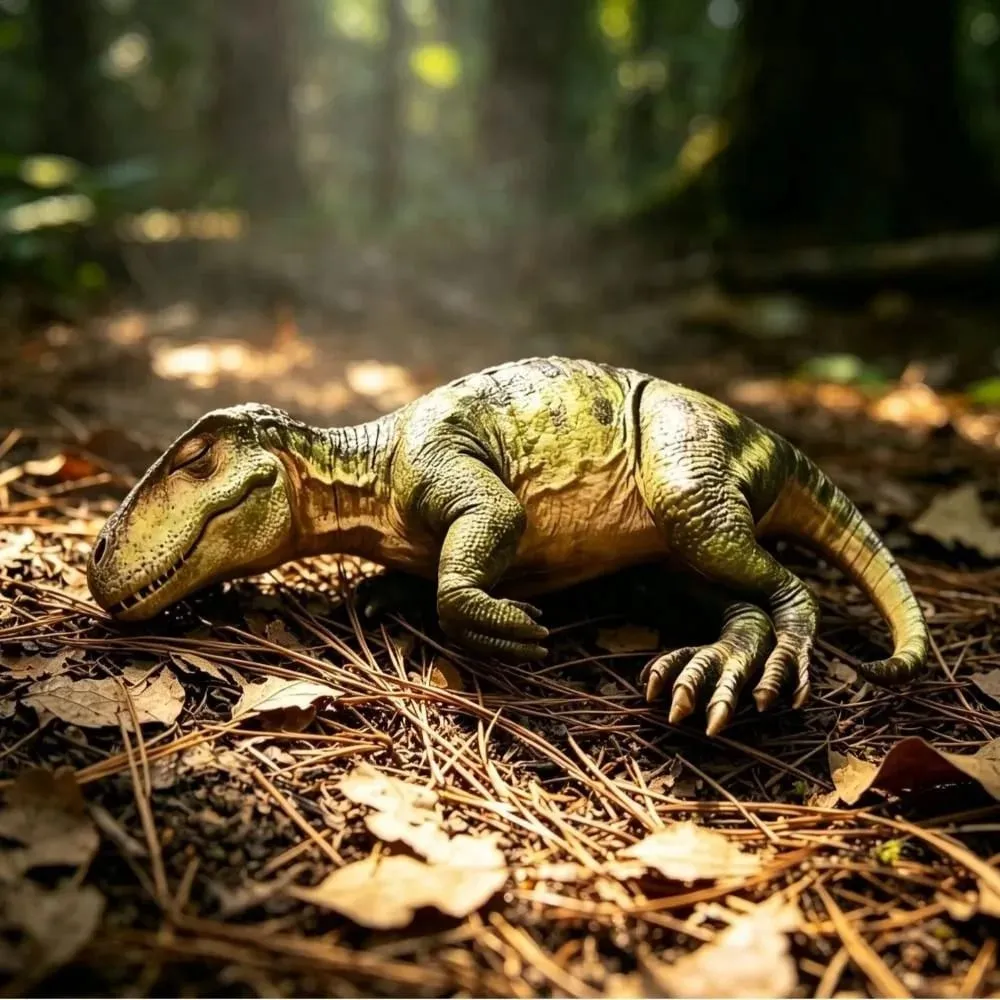 3D dizájn dinoszaurusz plüss párna élethű dinoszaurusz hangulatos puha textúra valósághű alvó dinoszaurusz vicces forma kawaii stílus — image 4
