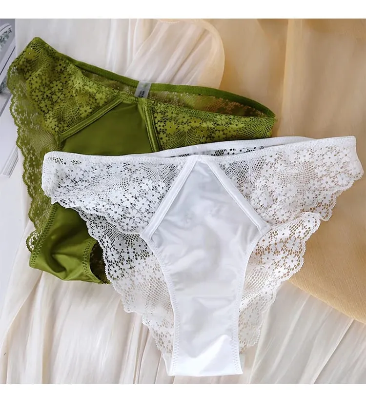 Sexy Lace Trim Half Cup Bra Thin 1/2 Cup Girly Comfort White Lingerie Set Large Size Women Bralette Underwear Sets — image 7