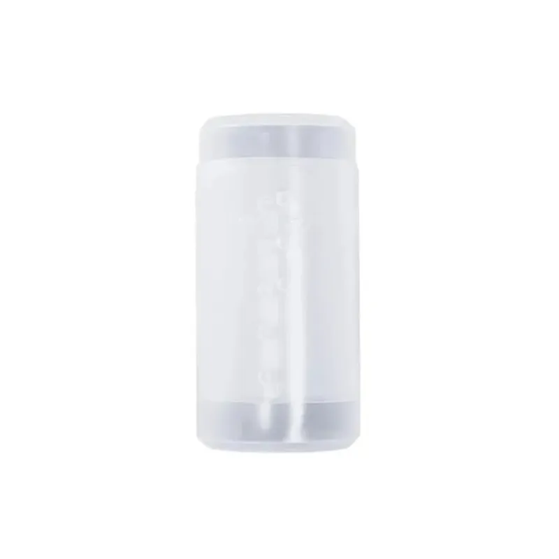 ใหม่โปร่งใสปรับความสูง PVC แปรงแต่งหน้าผู้ถือจัดเก็บถ้วยพร้อมฝาปิดกันฝุ่นแป้งแพคเกจกล่อง