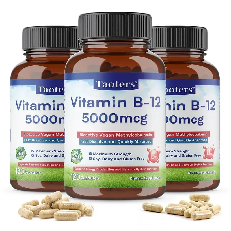 Vitamin B12 5000 Mcg - Supports Heart Health Nervous System Promotes Metabolism Increases Energy Levels Relieves Fatigue — image 11