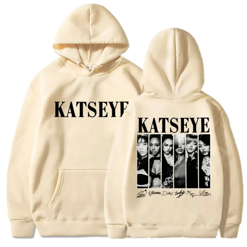 Limted Kpop Katseye Print Hoodies Vintage Trendy Men Women Y2k Hoody Sweatshirt Fleece Oversized Tracksuit Streetwear Fans Gifts — image 16