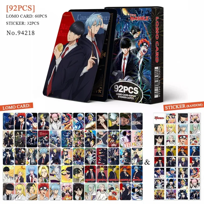 Anime Attack on Titan Lomo Card Pohlednice Hračka Haikyuu Lékárnické deníky Honkai Star Rail Collection Karty s nálepkami Dárek — image 9
