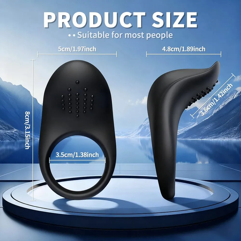APP Control Vibrating Cock Ring for Men Penis Ring G Spot Clitoris Clit Stimulator Delay Ejaculation Sex Toy for Adult Products