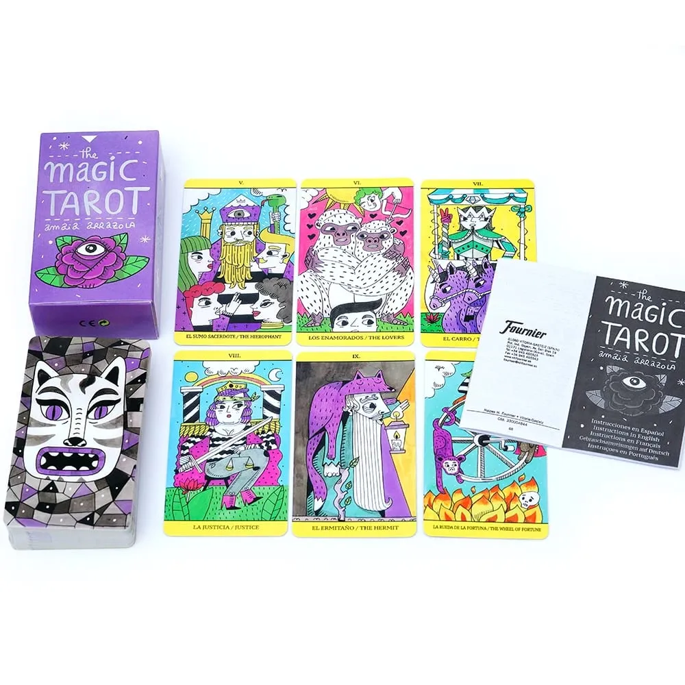 España The Magic Tarot Cards in Spanish Version Board Game Divination Deck for Beginners Oracle Cards Tarot Deck Family Party — image 1