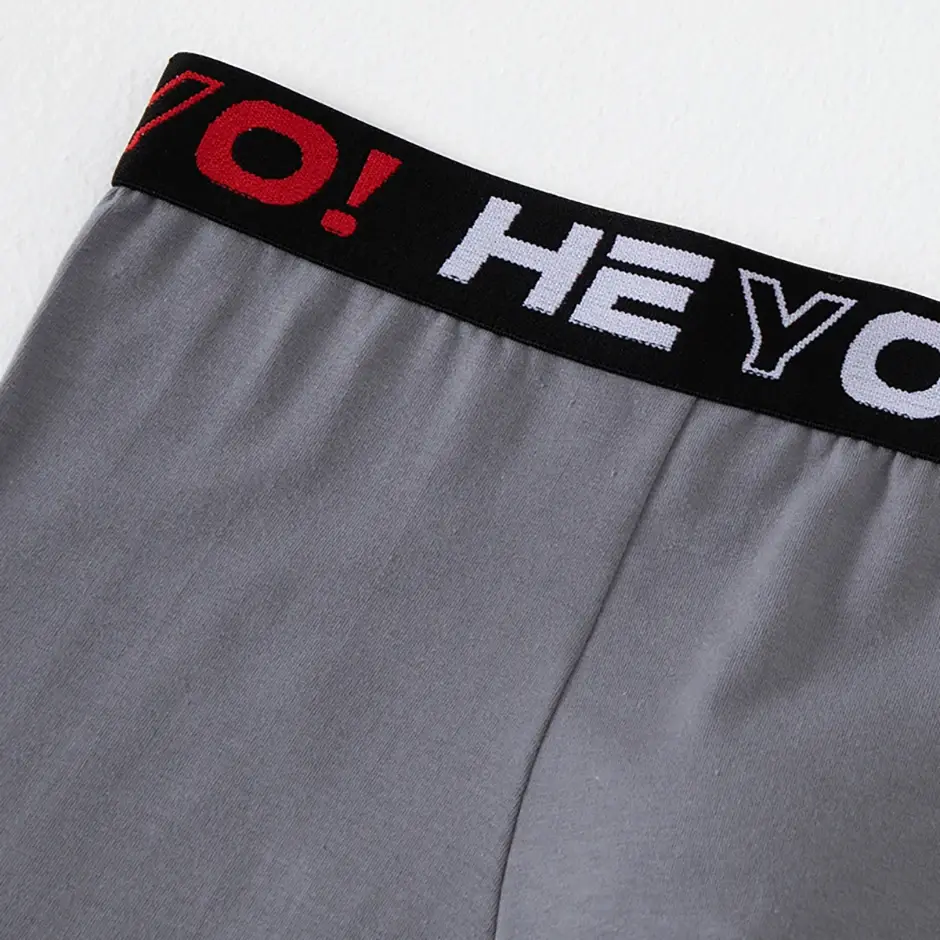 4 Piece Set Of Men's Cotton Comfortable Soft And Versatile Underwear Plus Size Casual Boxer Shorts Sports Cycling Base Shorts — image 15