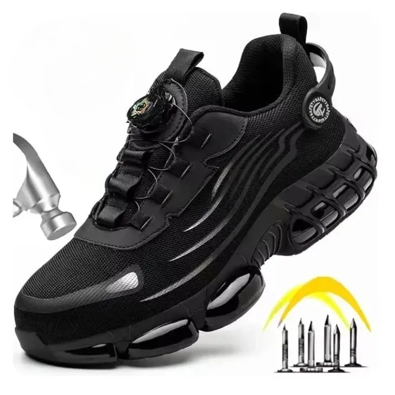 Sizes 36-48 Safety Shoes Steel Toe Smash Puncture Proof Workwear Shoes for Men Sneakers Anti-slip Zapatos De Seguridad De Hombre
