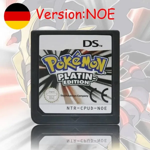 Cartouche de jeu NDS série Pokemon platine perle diamant HeartGold SoulSilver USA/EUR/FRA/ITA/NOE/AUS/ESP Version pour NDS