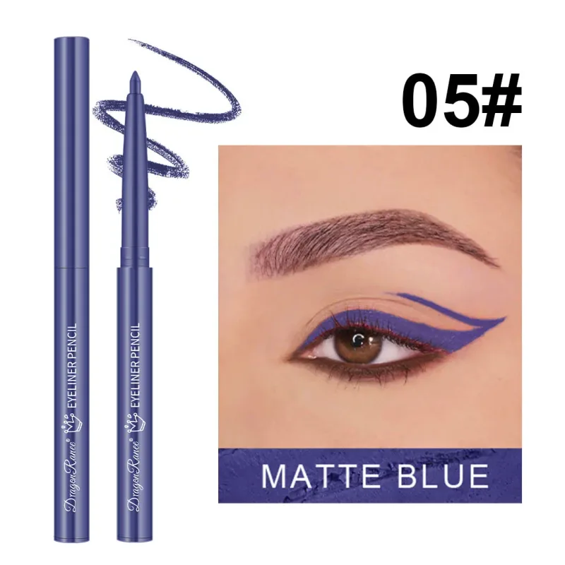 Waterproof Black Brown Eyeliner Gel Pencil Matte Smooth Quick Dry Easy Wear Pearlescent Eyeshadow Eye Liner Pen Makeup for Eyes — image 12
