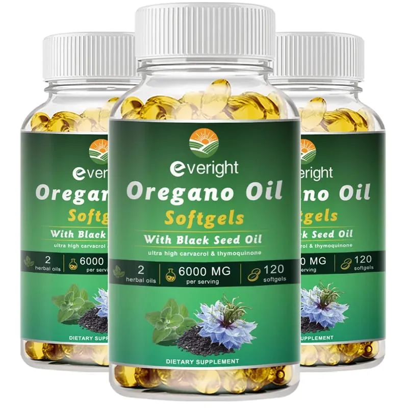 Organic Oregano Oil with Black Seed Oil – Antioxidant Digestive Support Intestinal Flora Balance & Immune System Health — image 2