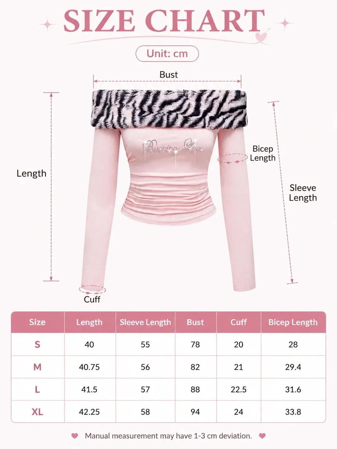Women Y2K Tiger Print Faux Fur Trim Off Shoulder Top Rhinestone Burning Love Lettering Ruched Waist Fitted Bodycon Cropped Long Sleeve Bardot Tube Top Baddie Going Out Party Club,christmas valentine halloween cosplay costume plus size petit — image 8