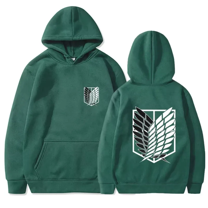 2026 Attack on Titan Men's Hoodie Anime Hoodies Men and Women Streetwear Pullover Harajuku Shingeki No Kyojin Hoodies Sweatshirt — image 10