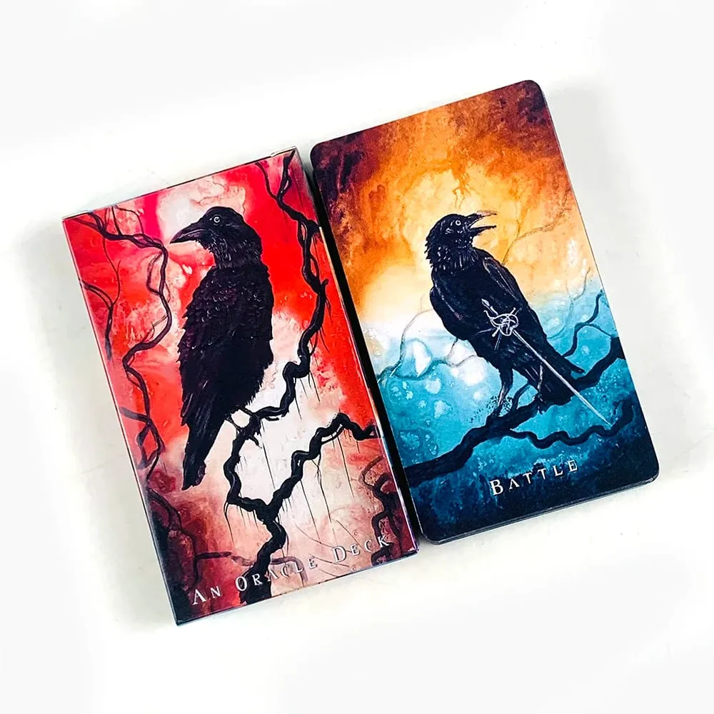 Exquisite Oracle Deck A 53 Cards Oracle Deck With Featuring Surreal & Fantasy Raven Art Perfect For Divination & Gift Giving — image 1