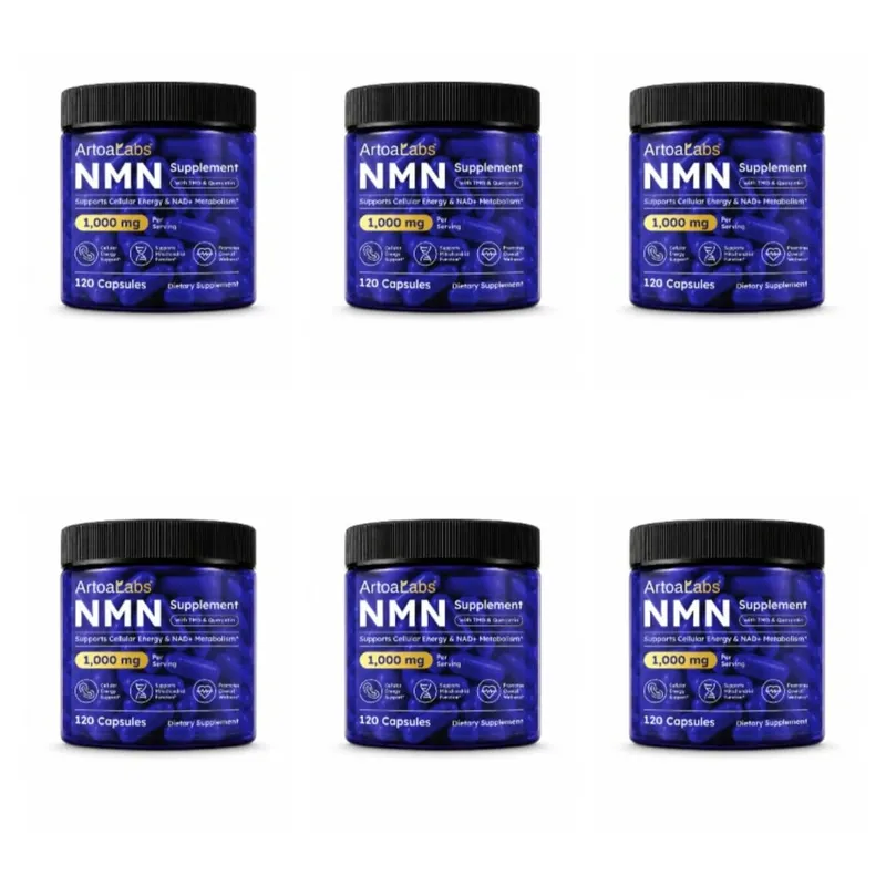 NMN Capsules NAD+ & Cellular Energy Support with TMG Quercetin Resveratrol Mitochondrial Function & Antioxidant Health 120 Count — image 11