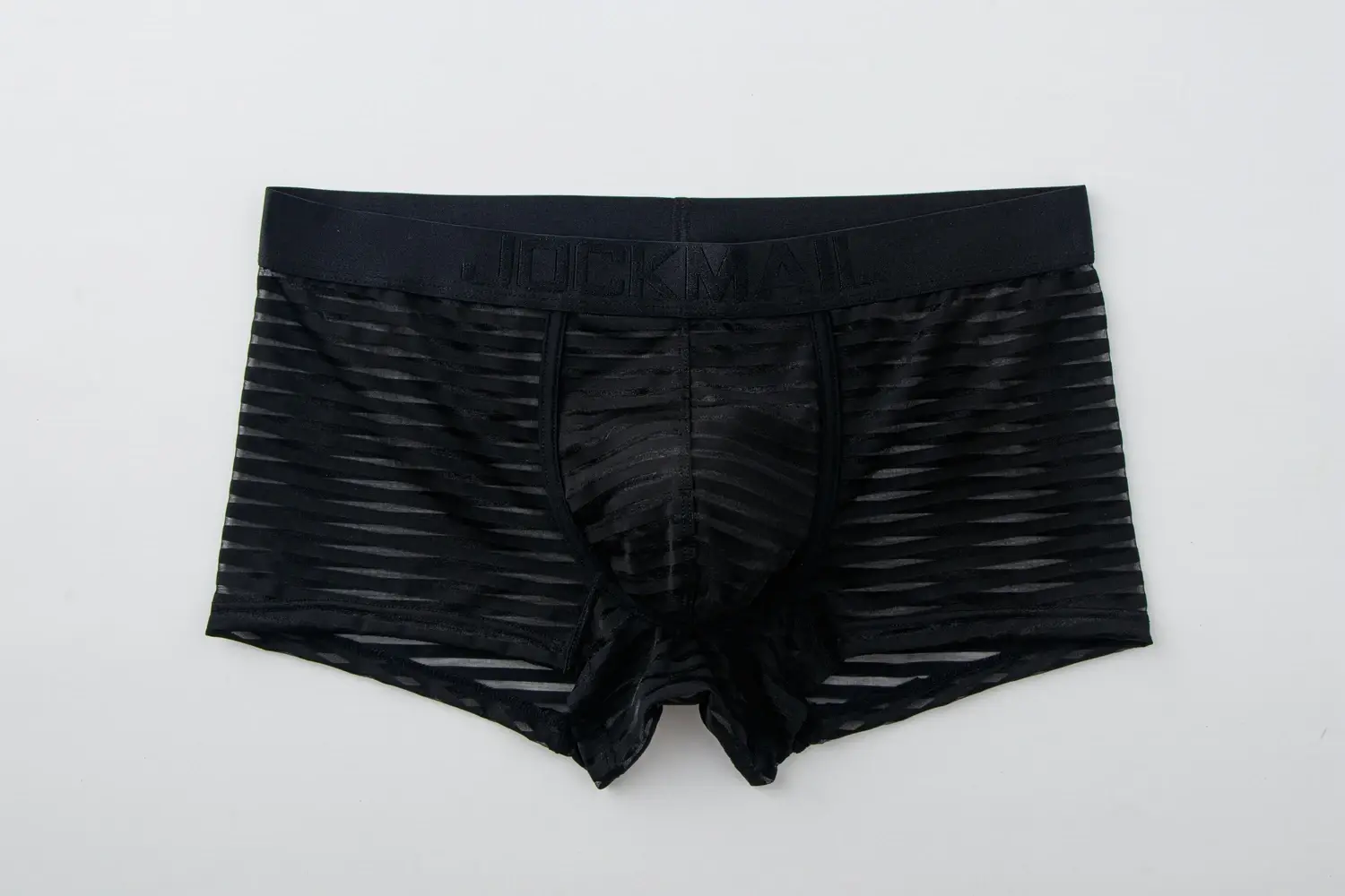 Sexy Men Underwear Boxer Shorts Transparent Mesh Underpants Trunks Men Panties Low Waist Nylon Breathable Quick Drying — image 23