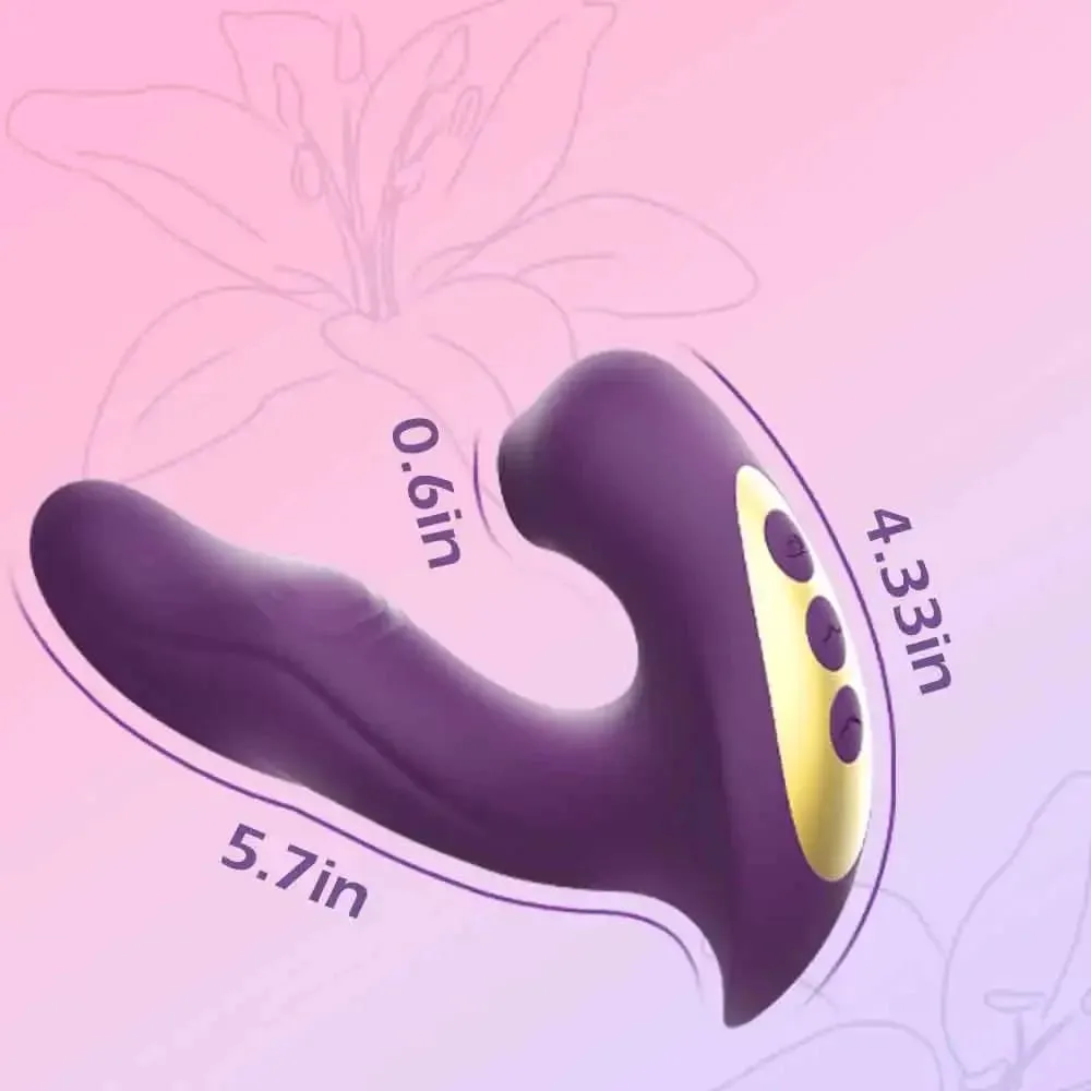 Clit Sucker Vibrator for Women G-Spot and Clitoris Stimulator Female Masturbator Adult Goods Sex Toy — image 5