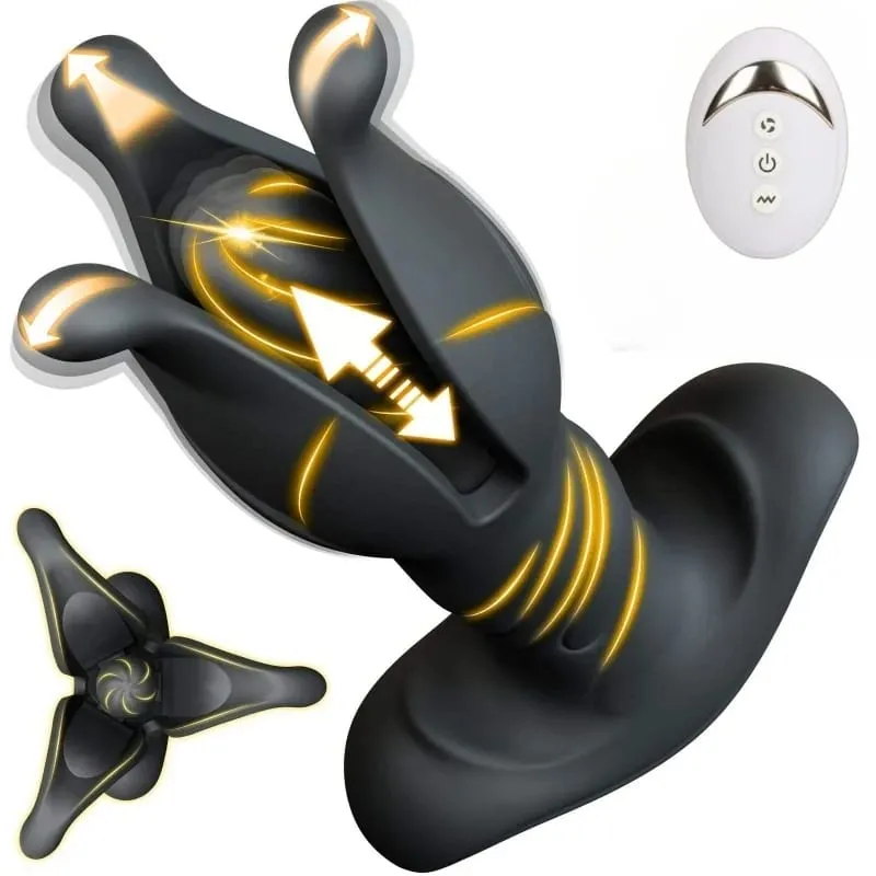 Remote Control Massager Vibrator Sex Toys Anal Plug 9 Tension Shock Flapping Thrusting Vibrating Butt Plug Prostate For Gay Toy — image 1