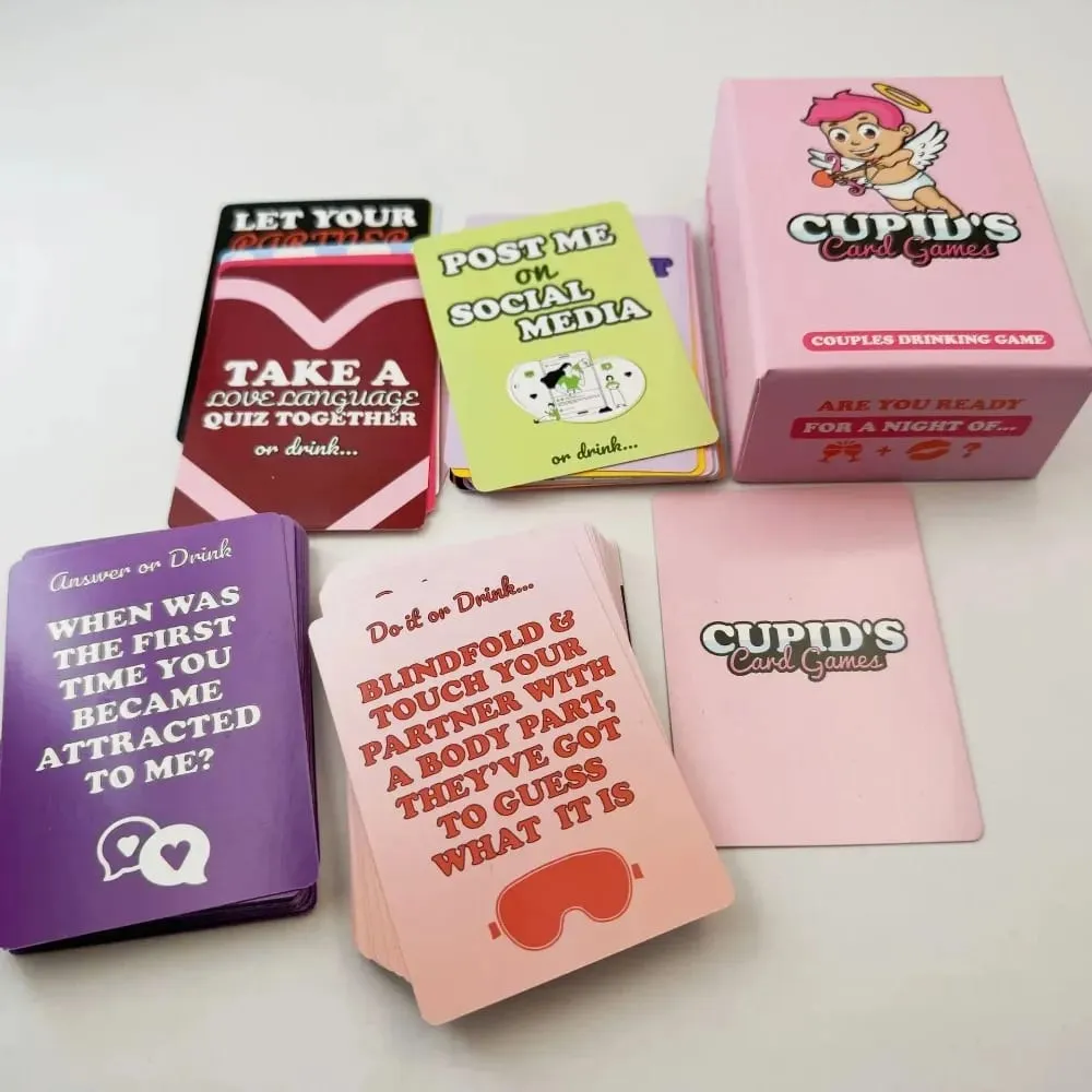 New Cupid Card Game Couples Drinking Game for Adult Dating Nights Bedroom Game for Male and Female Pairs Valentine's Day Gift — image 5