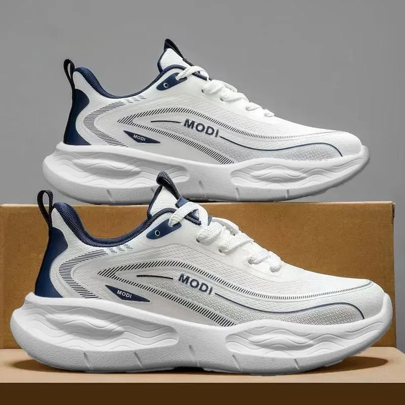 Casual Fashion Mens Sneakers Platform Increase Height Breathable Running Shoes Free Shipping Lightweight Non Leather Hiking — image 5
