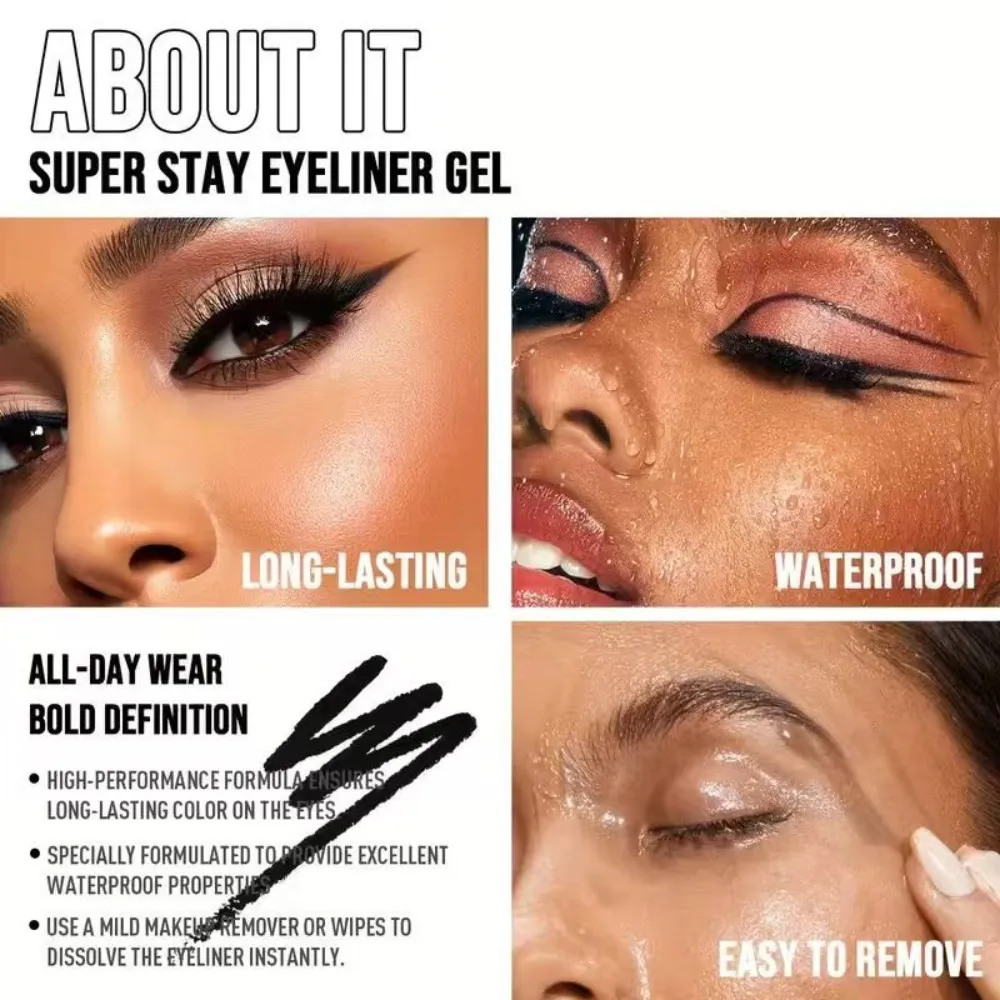 1/3pcs/Silky Black Brown Eyeliner Smooth Waterproof and Sweatproof Long-lasting Lying Silkworm Lower Eye Lash Pen Makeup