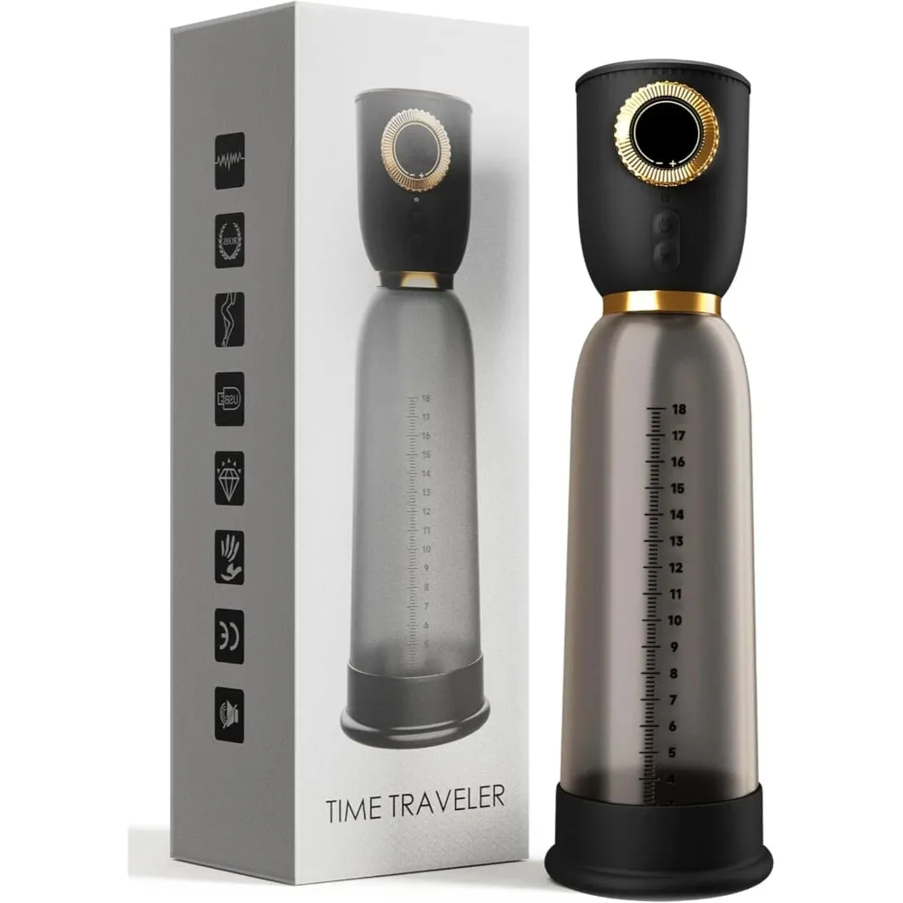 Electric Penis Pump Male Sex Toy for Men Penis Enlarge Vacuum Pump Male Penis Extender Male Masturbator Air Pressure Sex Toy — image 1
